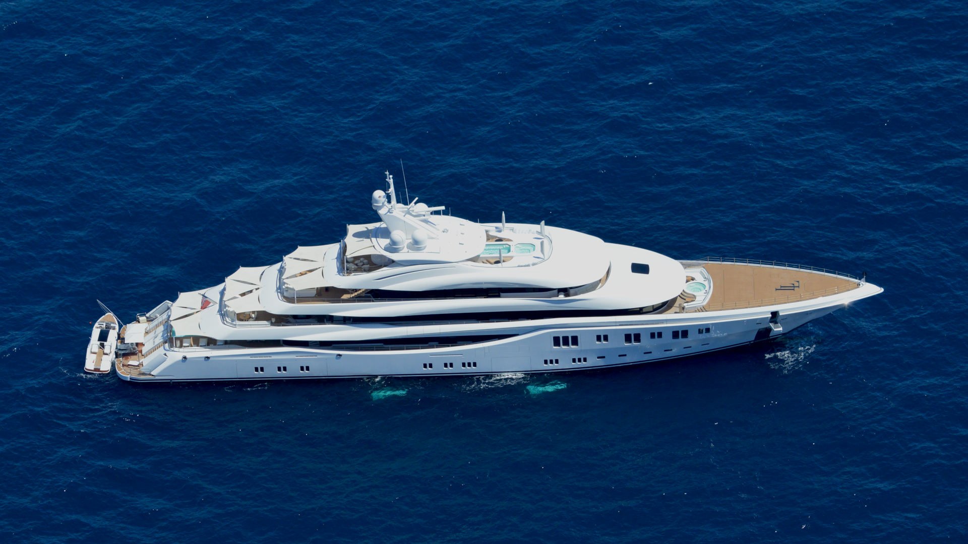 Vue aérienne marine